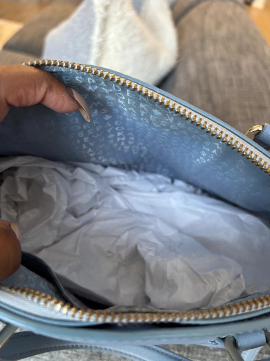 Kate Spade Dome Satchel - Light Blue - photo 5