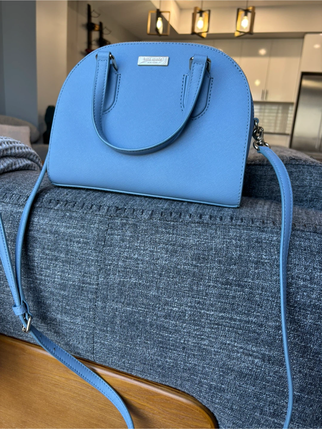Kate Spade Dome Satchel - Light Blue - photo 4