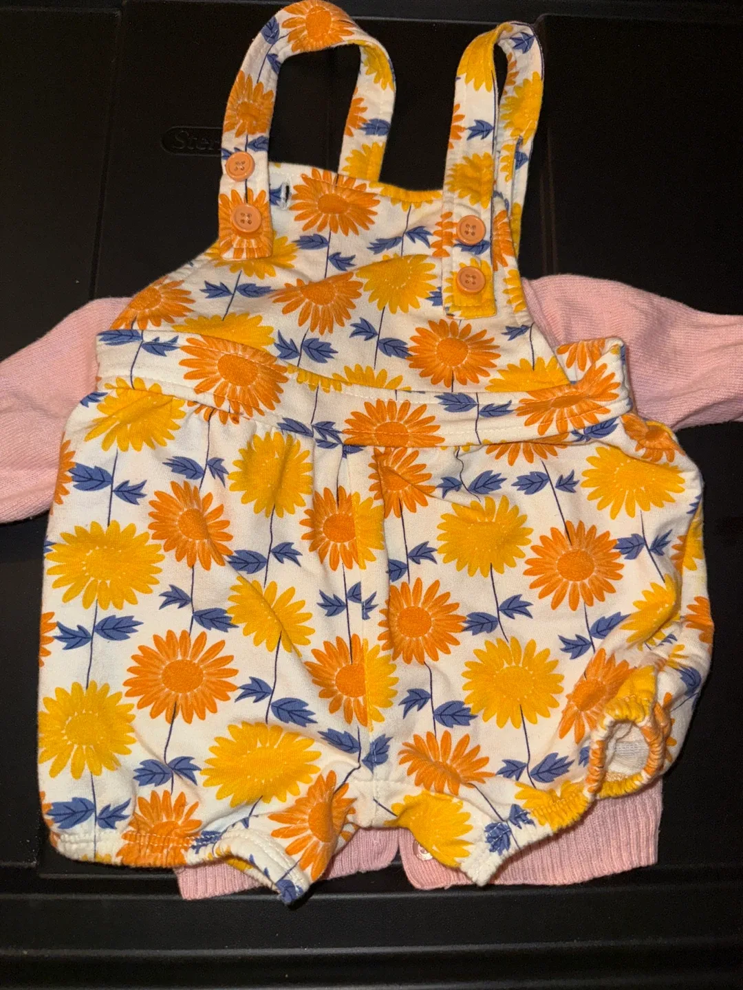 Baby Clothes Bundle - Cardigan & Overalls image indicator(2)