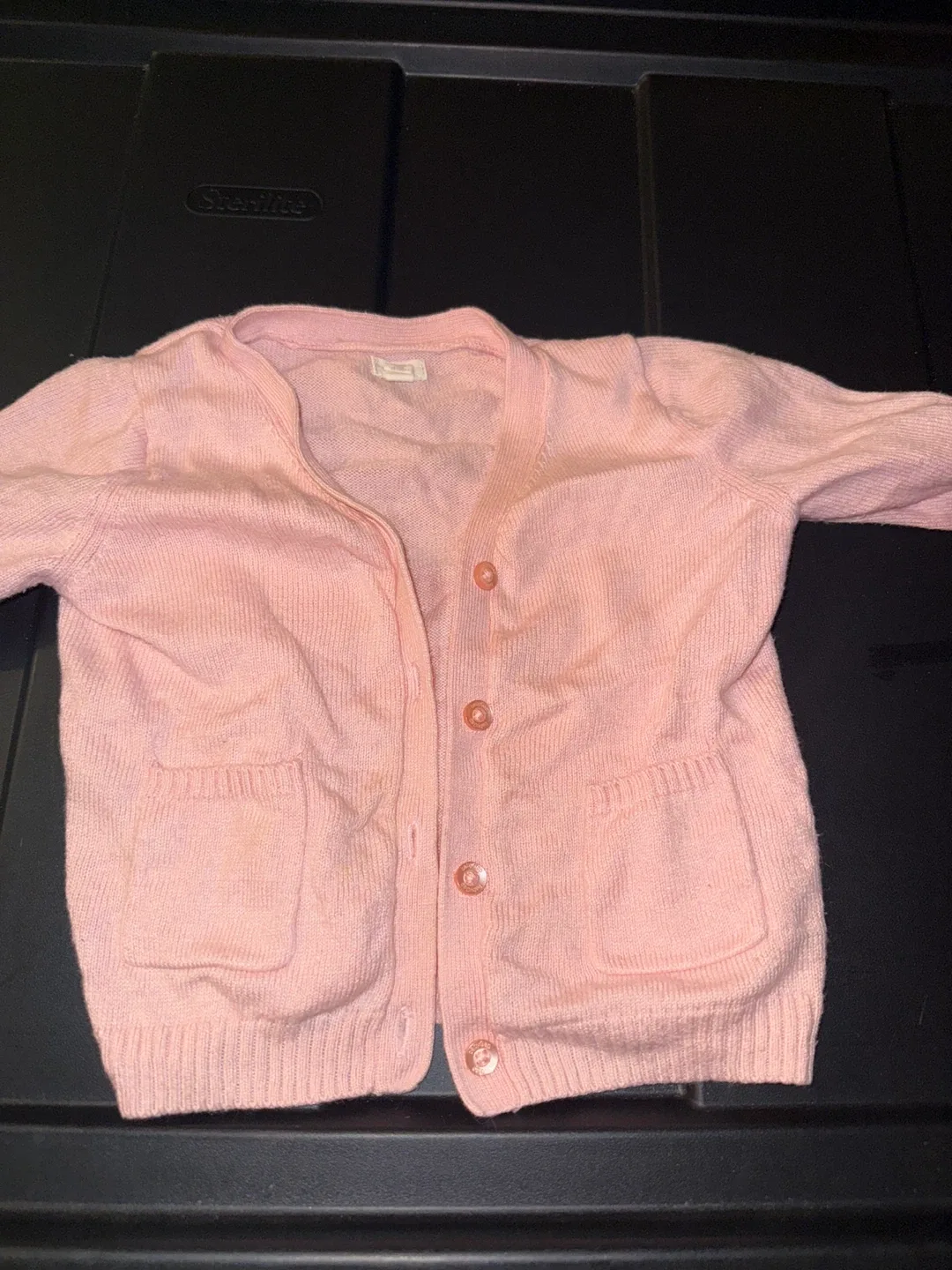 Baby Clothes Bundle - Cardigan & Overalls thumbnail