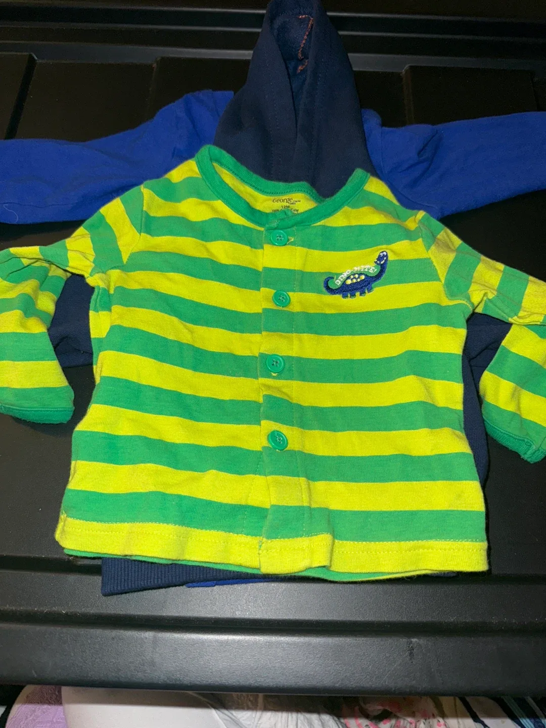 Baby Clothes Bundle: Adidas, Carter's, Dino Hoodie image indicator(3)