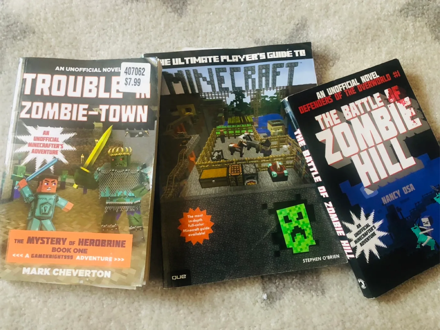 Minecraft Zombie Book Lot for Young Readers thumbnail
