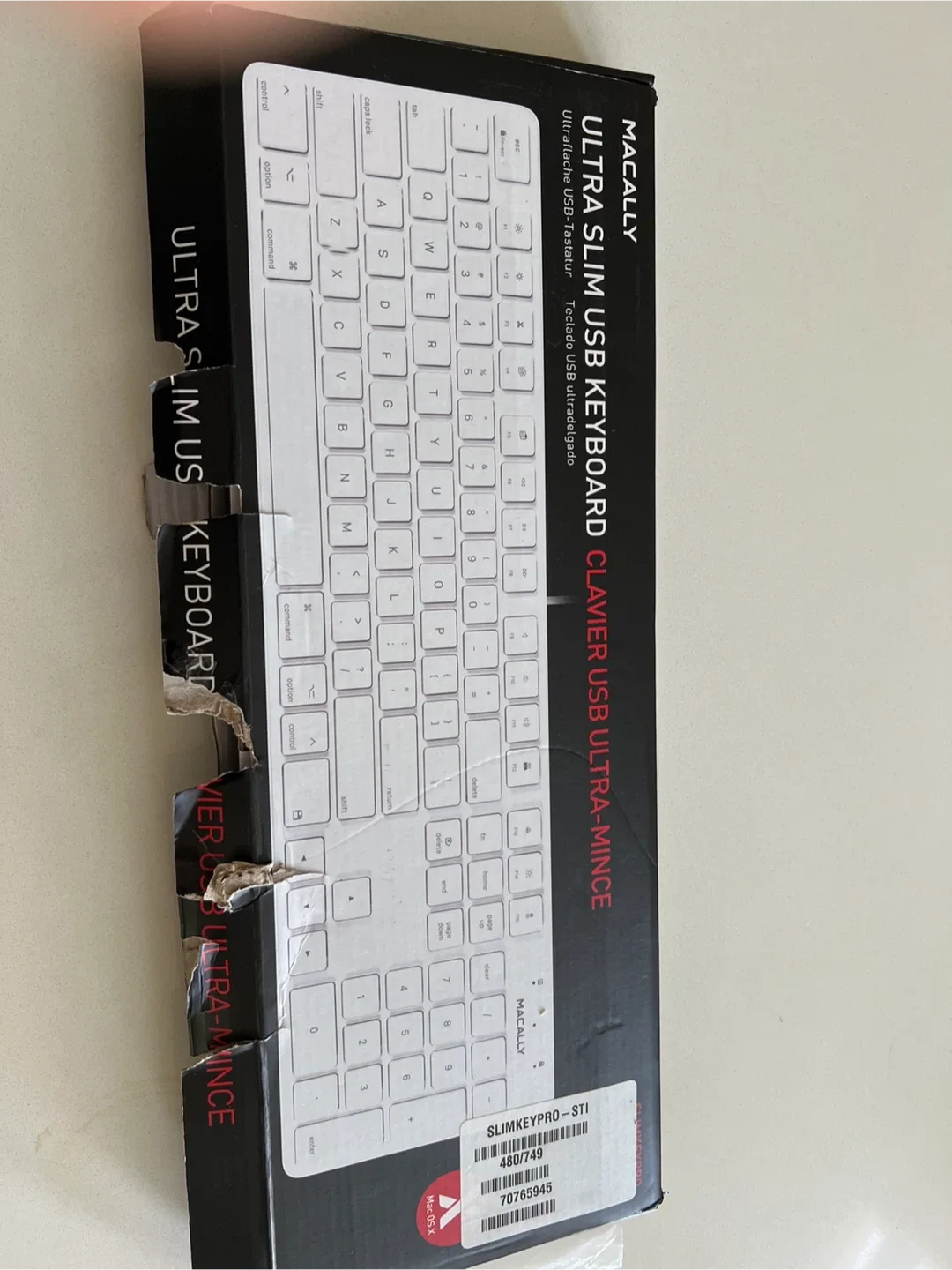 Macally Ultra Slim USB Keyboard - New in Box! image indicator(2)