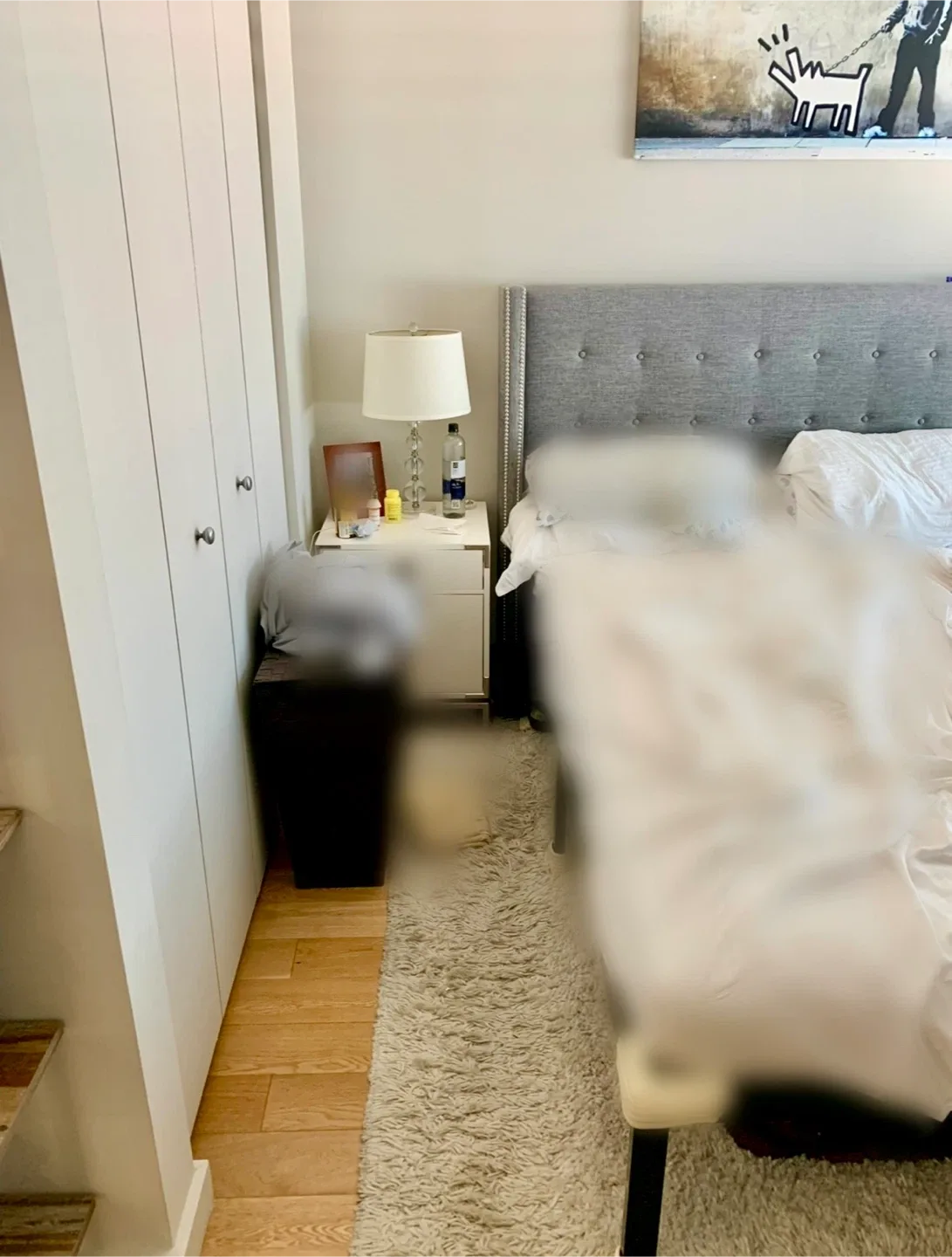 Queen Upholstered Tufted Headboard and Bed Frame image indicator(3)