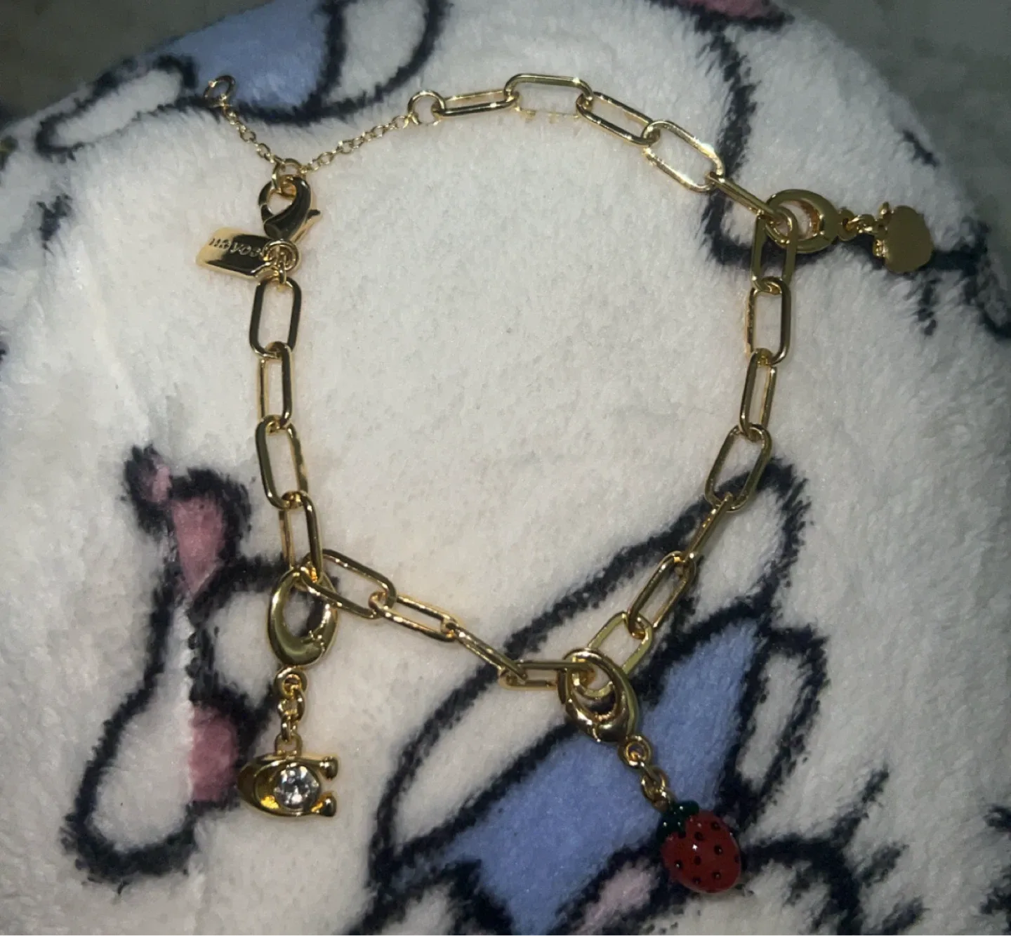 Coach Gold Charm Bracelet thumbnail