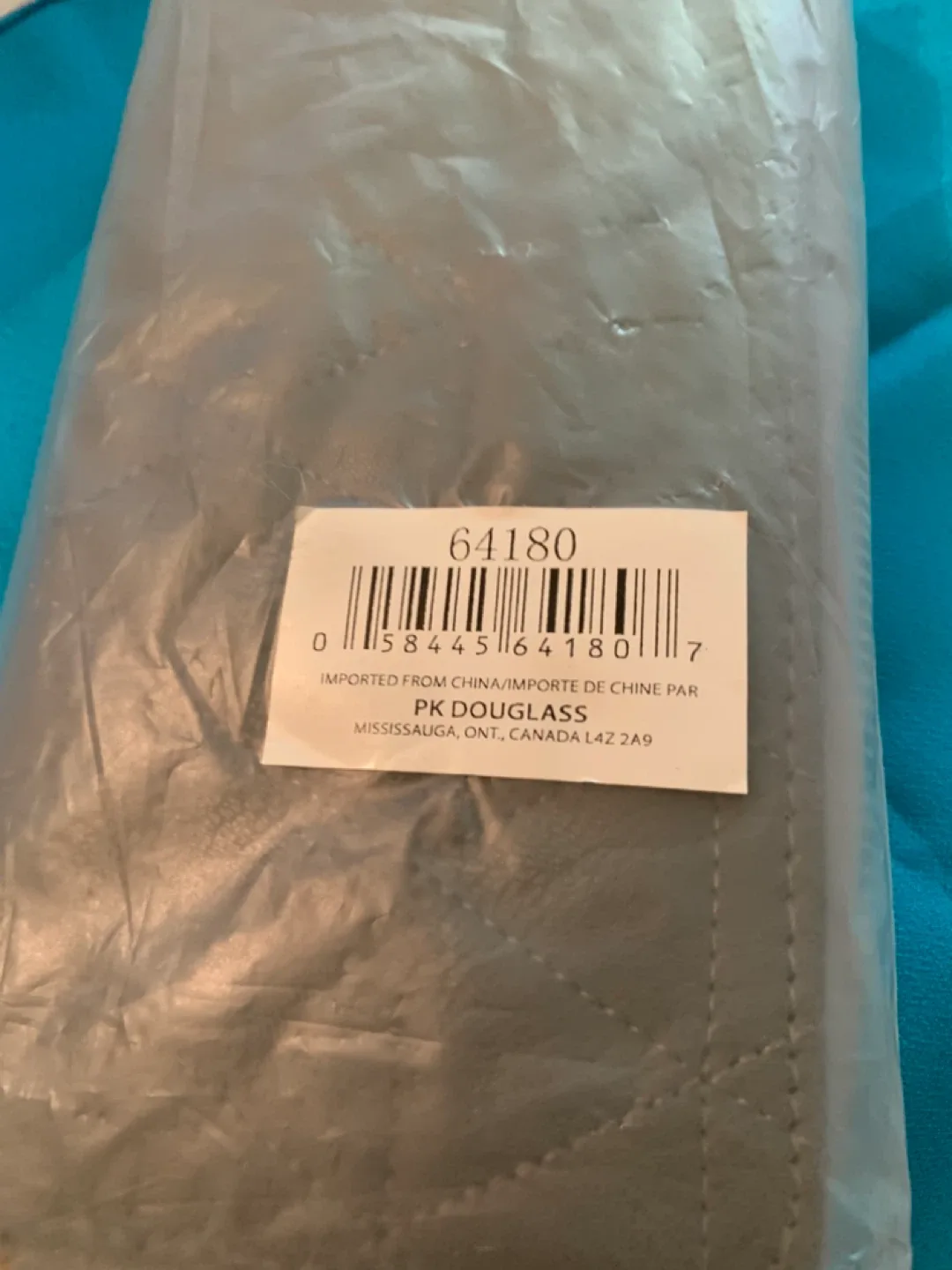 Brand New PK Douglass Grey Quilted Wallet image indicator(5)