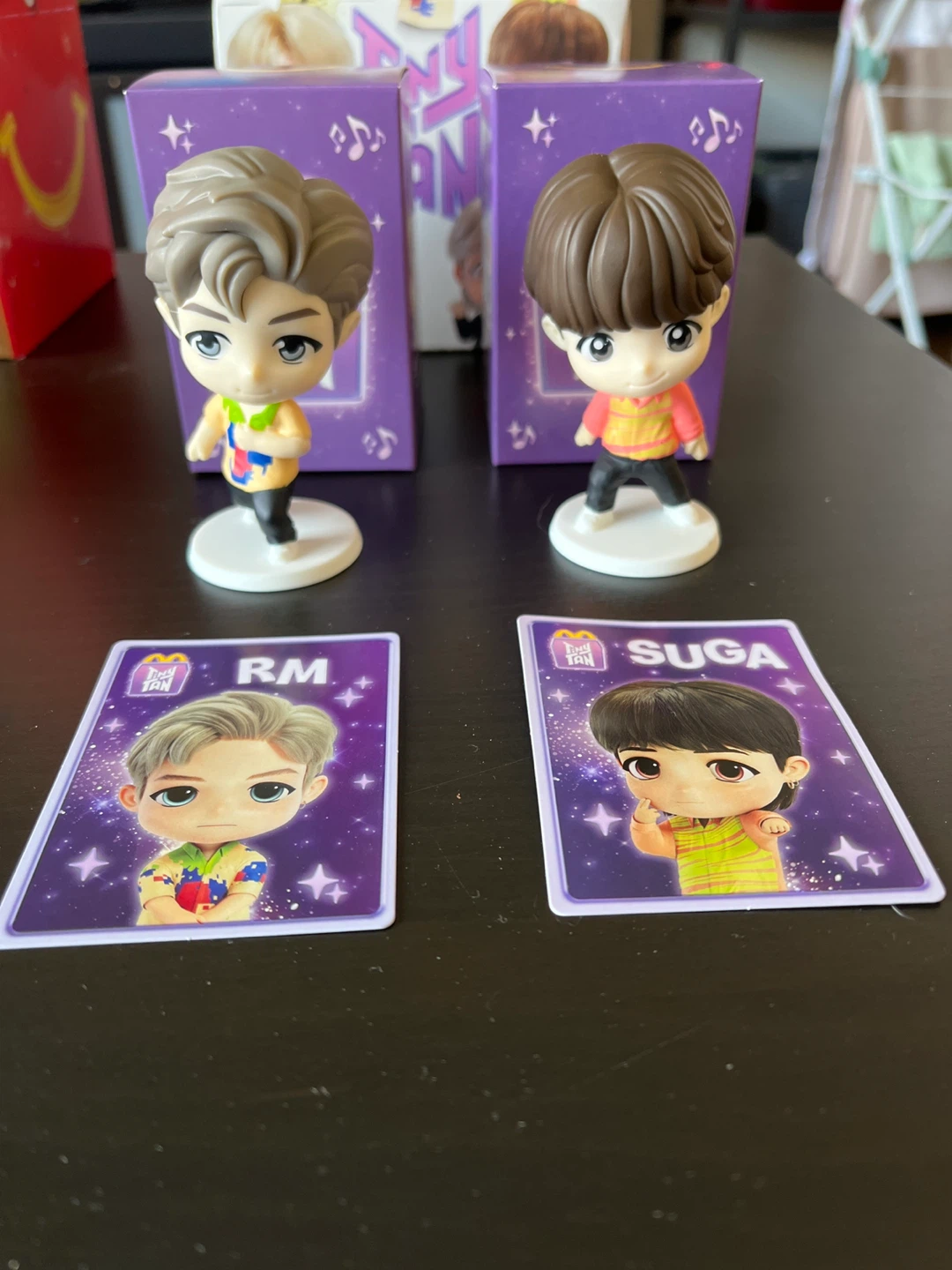 BTS  TinyTAN RM & Suga McDonald’s toys