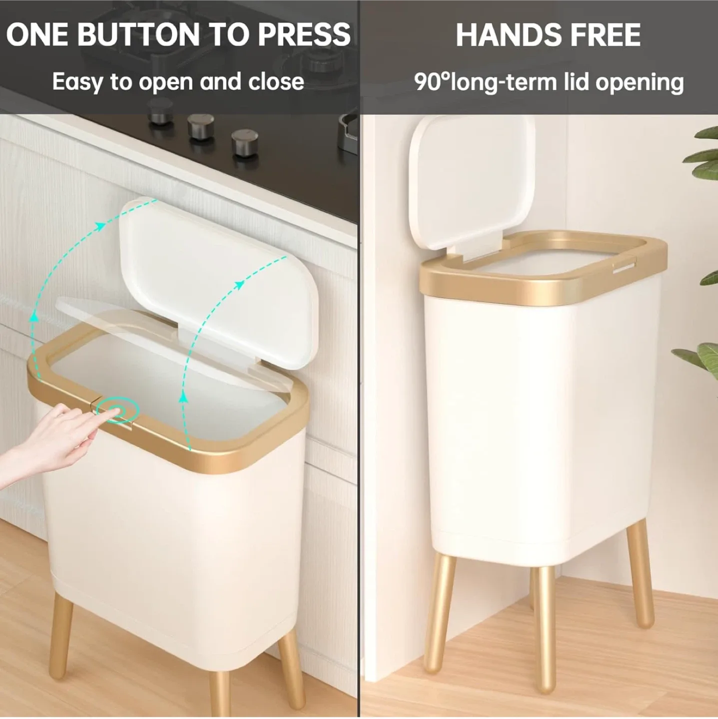 TODAYGO Kitchen Trash Can image indicator(4)