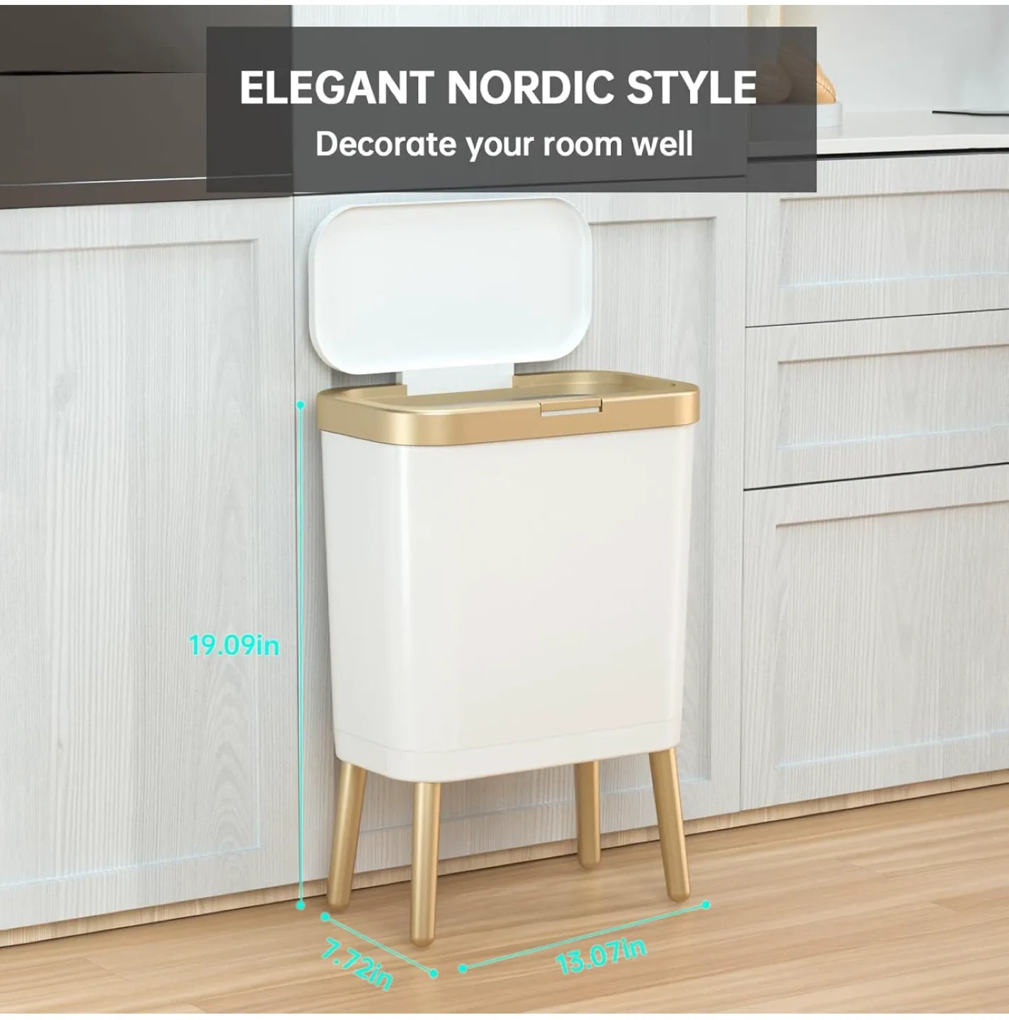 TODAYGO Kitchen Trash Can image indicator(2)