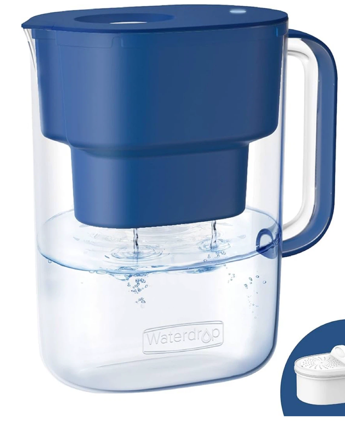 Waterdrop Water Filter Pitcher - Blue - photo 2