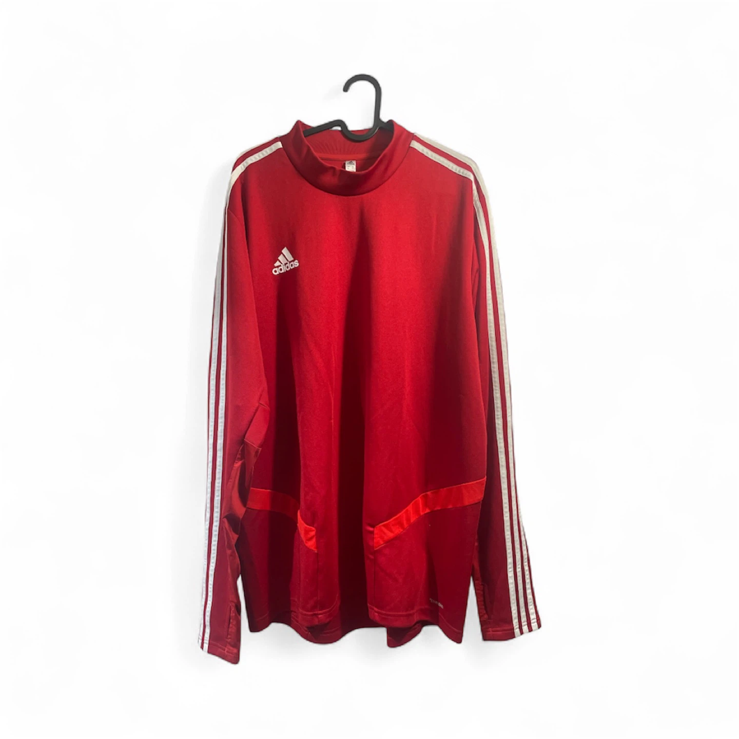 Adidas Red Long Sleeve Training Top