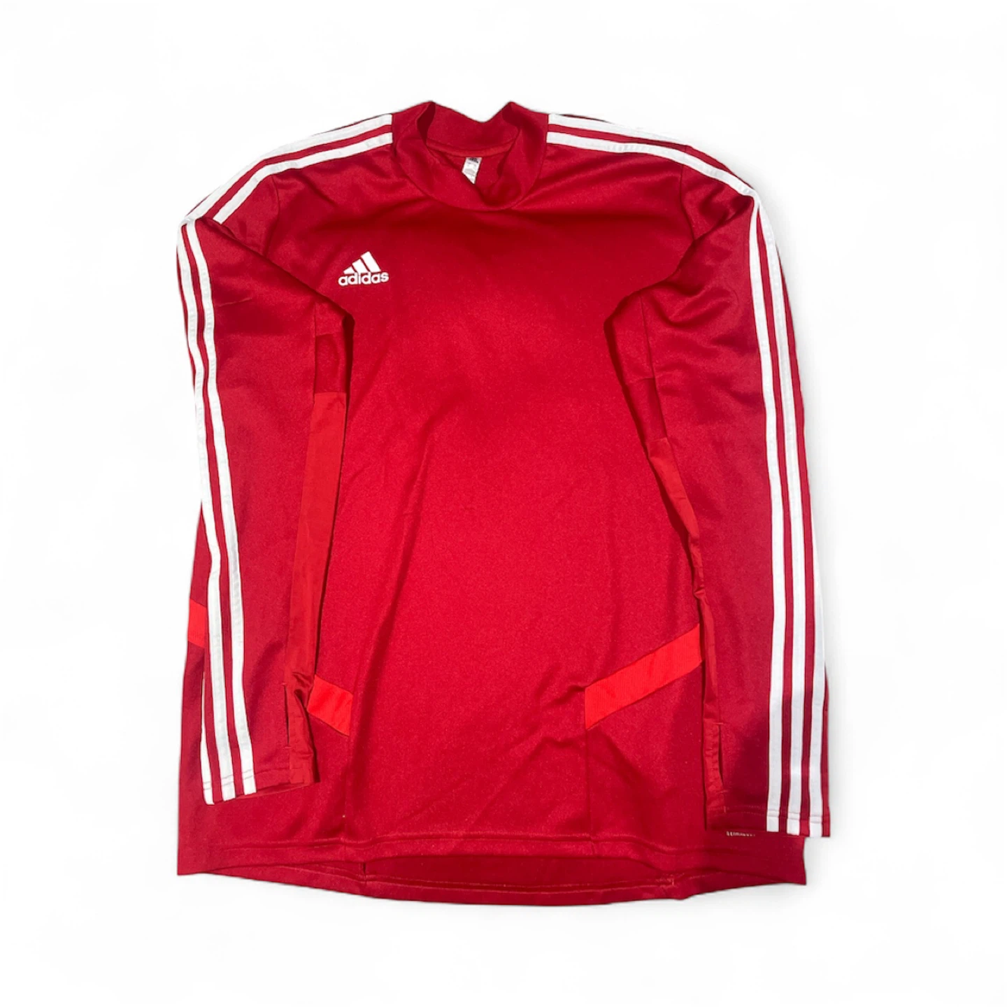 Adidas Red Long Sleeve Training Top - photo 2