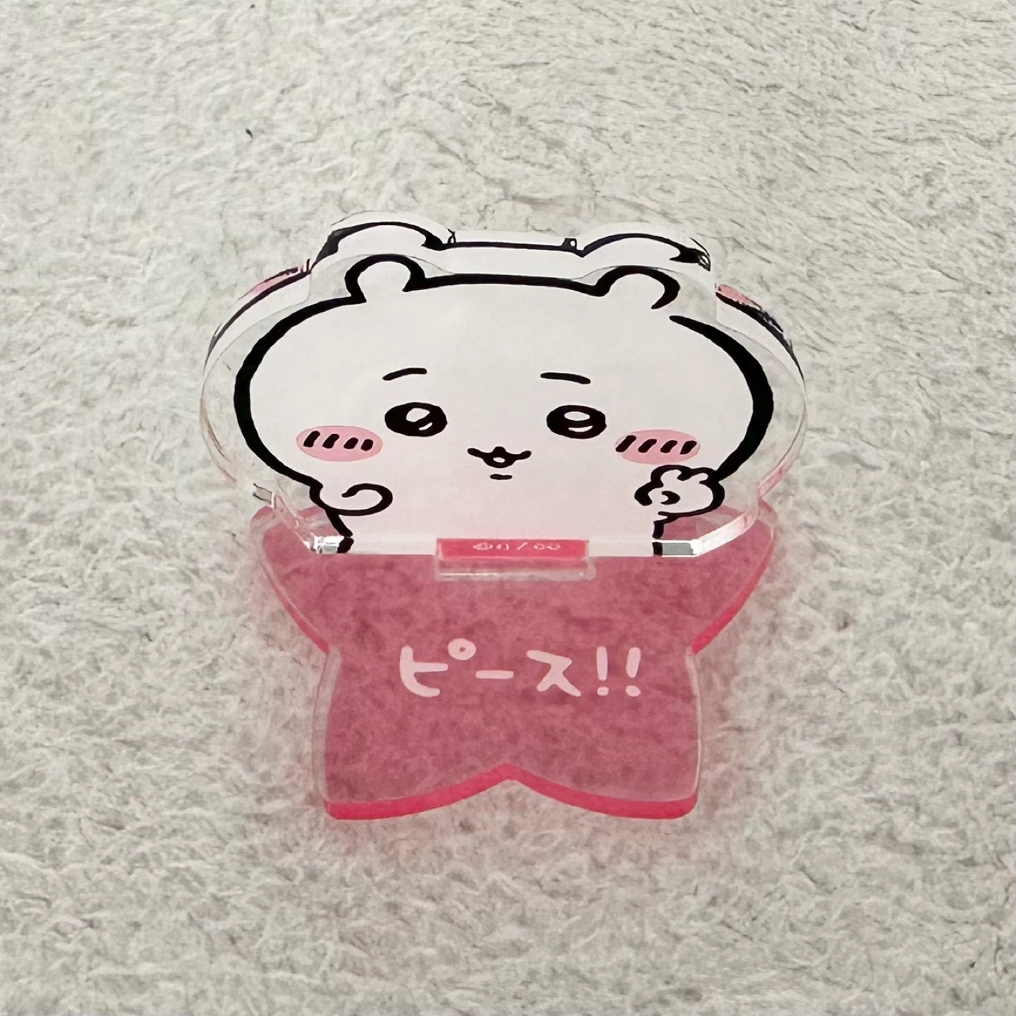 Authentic Chiikawa Acrylic Stand Peace Sign - photo 2
