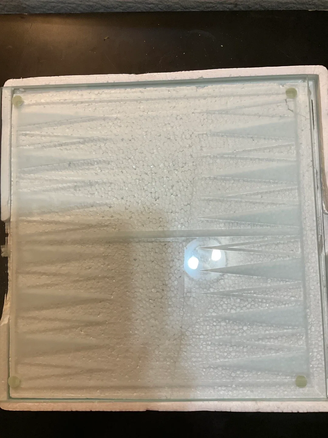 Deluxe Glass Game Set 3 in 1 Chess Checkers Backgammon image indicator(3)