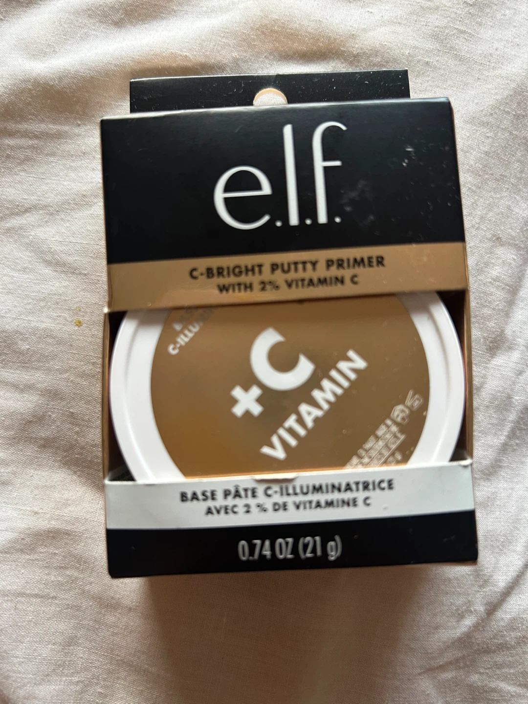 New e.l.f. C-Bright Putty Primer with 2% Vitamin C