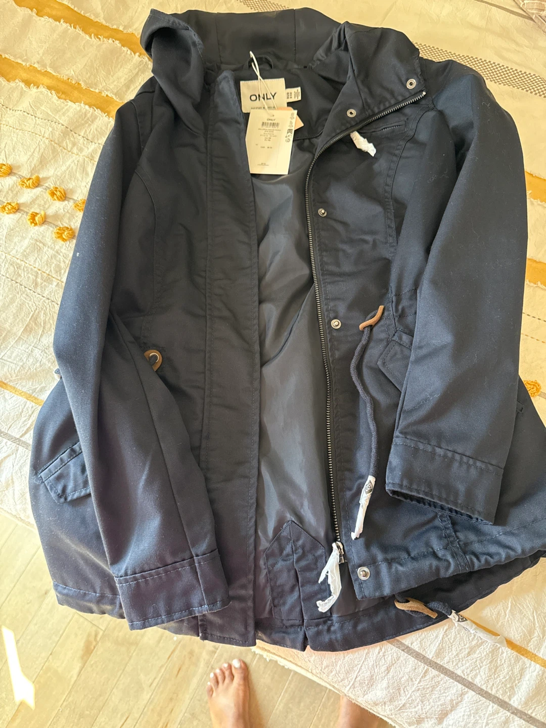 ONLY Black Hooded Jacket