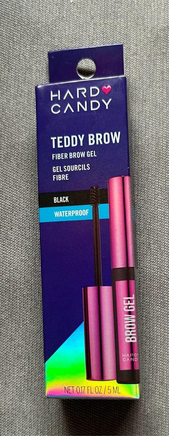 Hard Candy Teddy Brow Fiber Gel - Black, Waterproof thumbnail