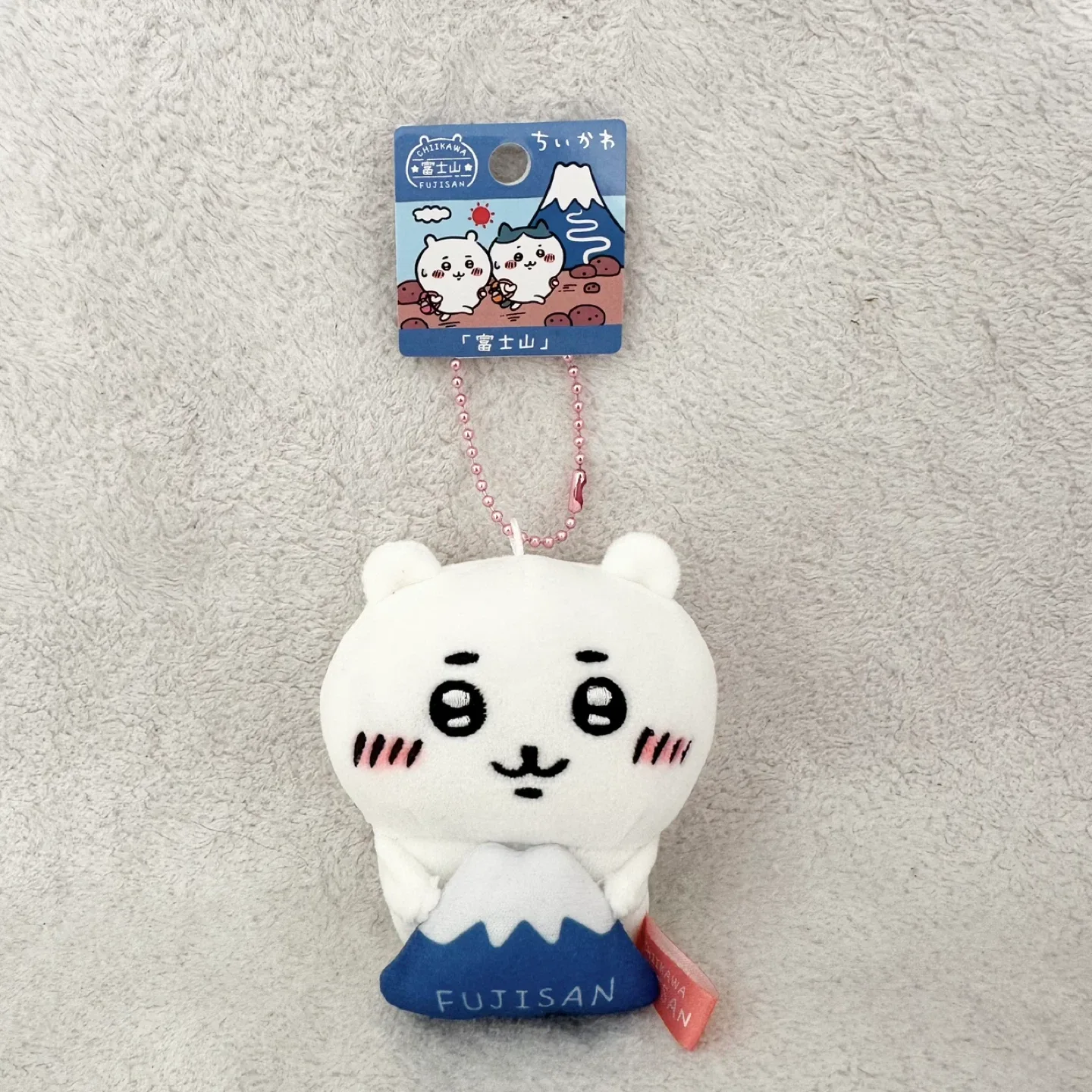 Authentic Chiikawa Fujisan Plush Bag charm - New thumbnail