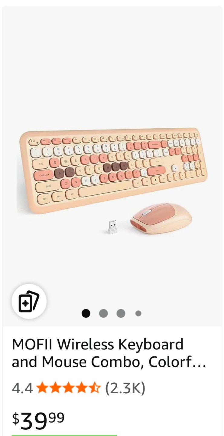 MOFII Wireless Keyboard and Mouse Combo