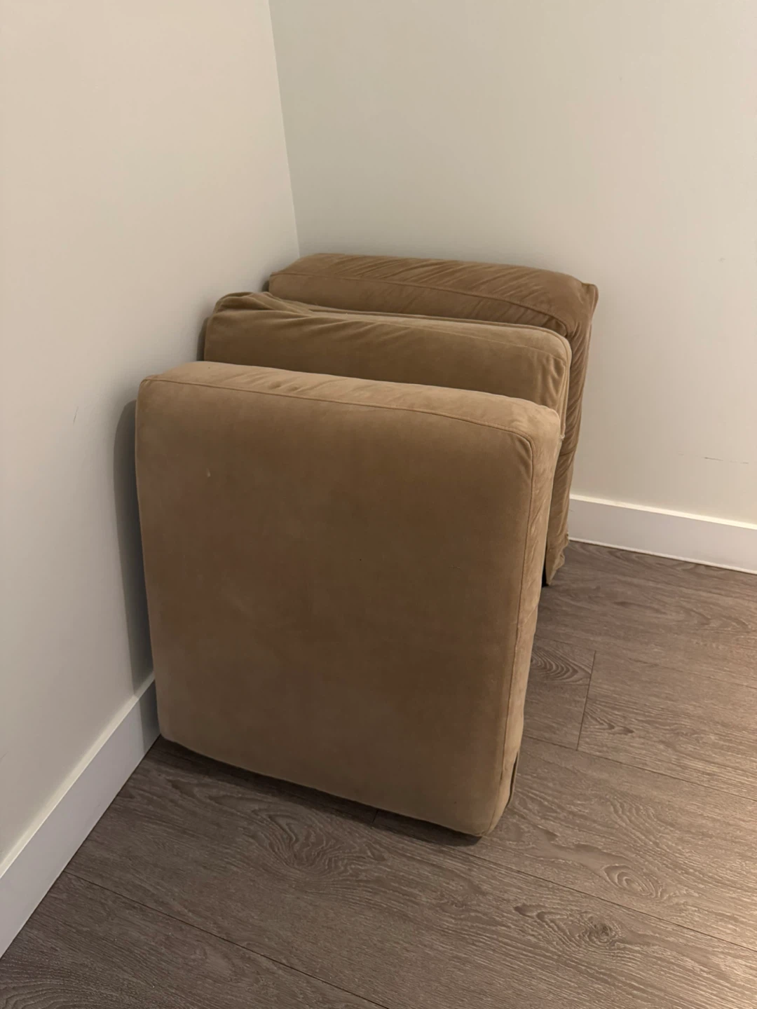 Couch Cushions - dark Beige