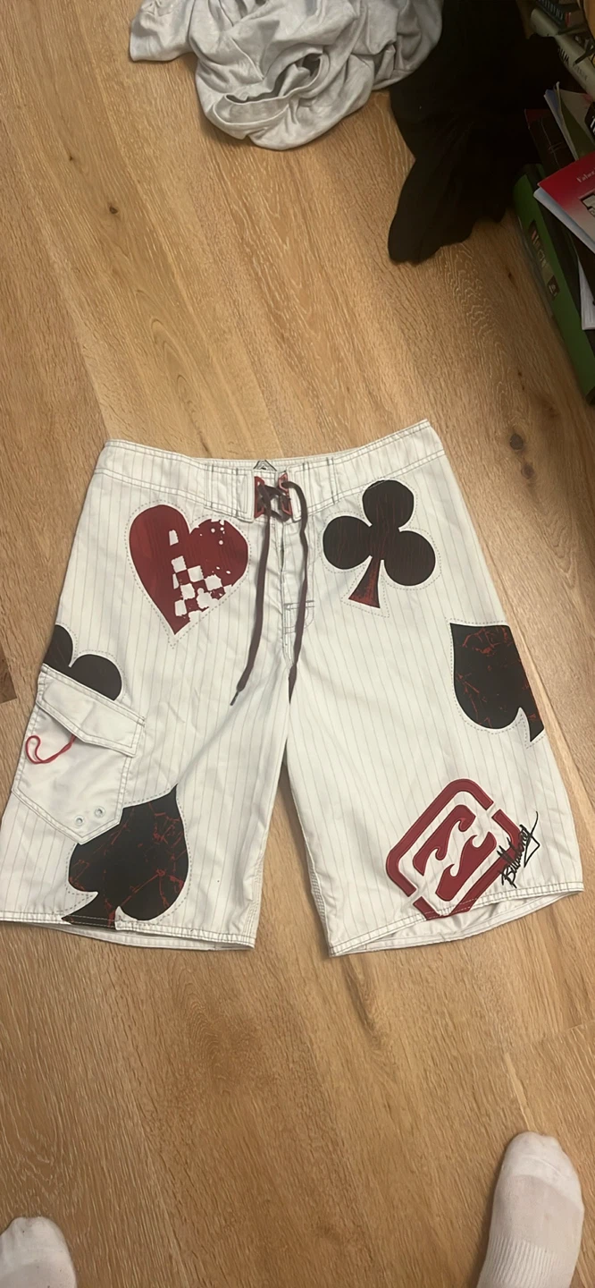 Billabong Board Shorts - Playing Card Design