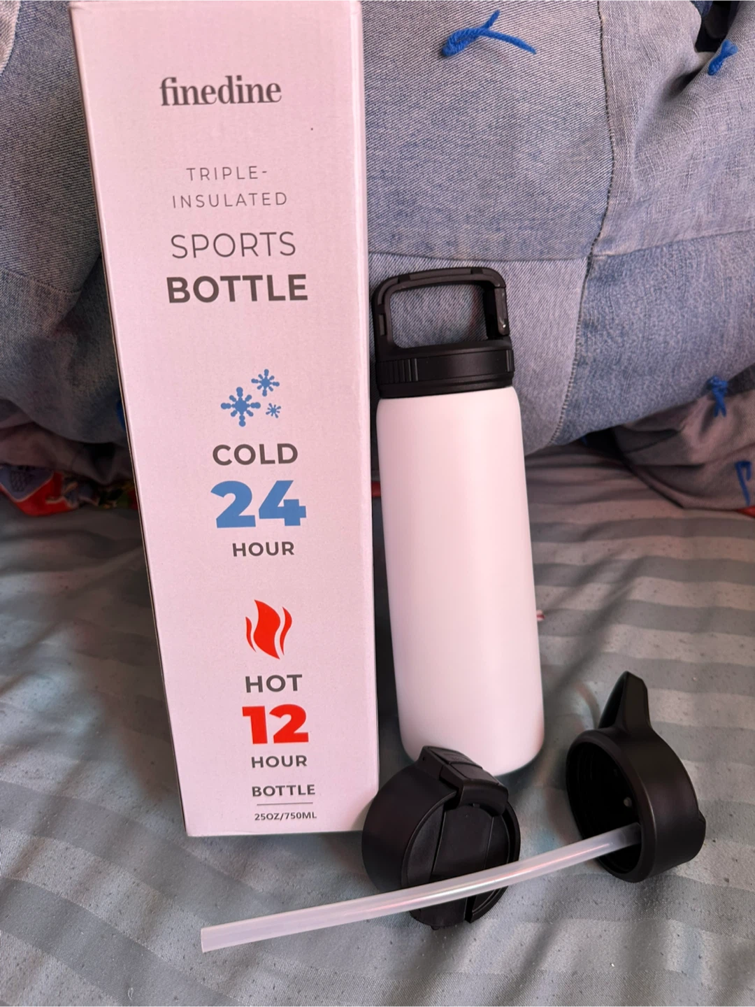 finedine Triple-Insulated Sports Bottle - 25oz/750ml
