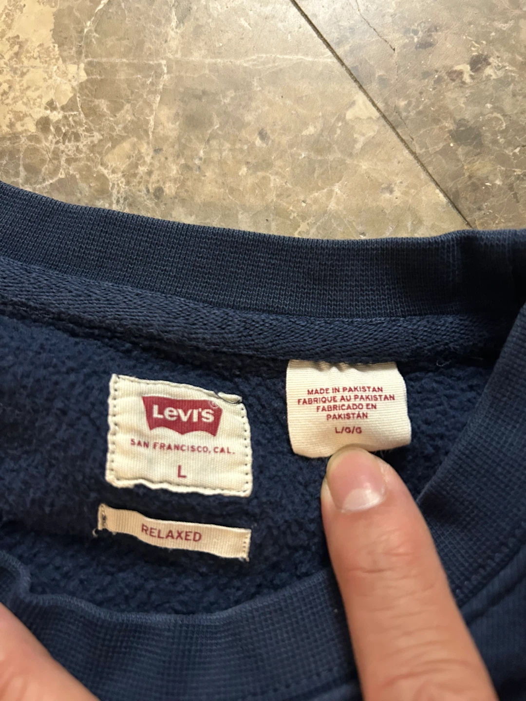 Levi's Relaxed Fit Sweatshirt - Size L - photo 3