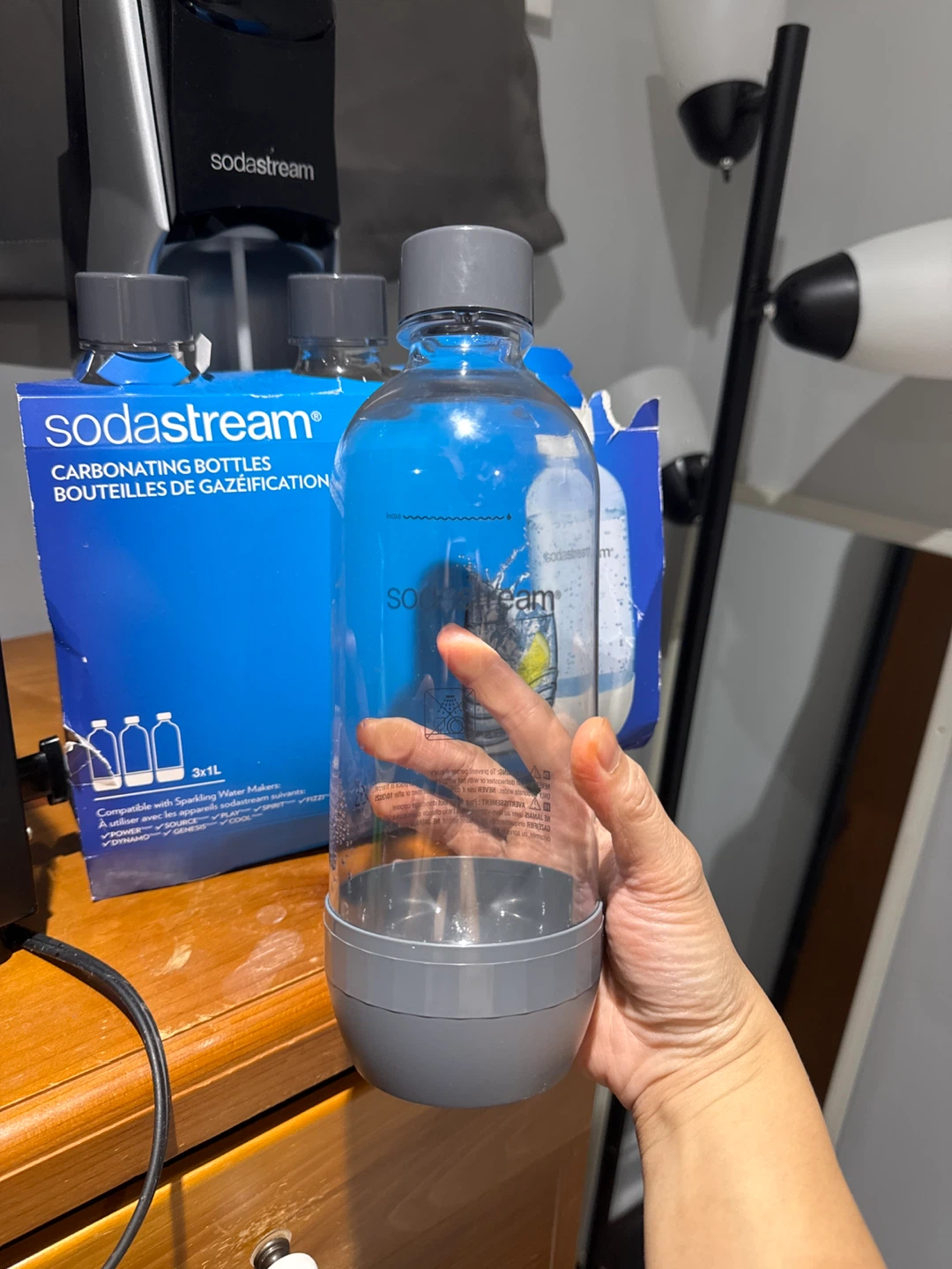 SodaStream Sparkling Water Maker plus 3 Carbonating Bottles - photo 2