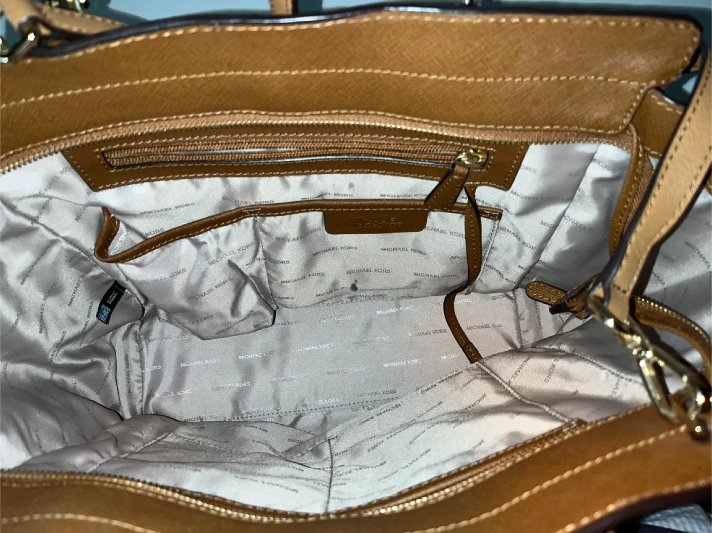 Michael Kors Brown Tote Bag image indicator(5)