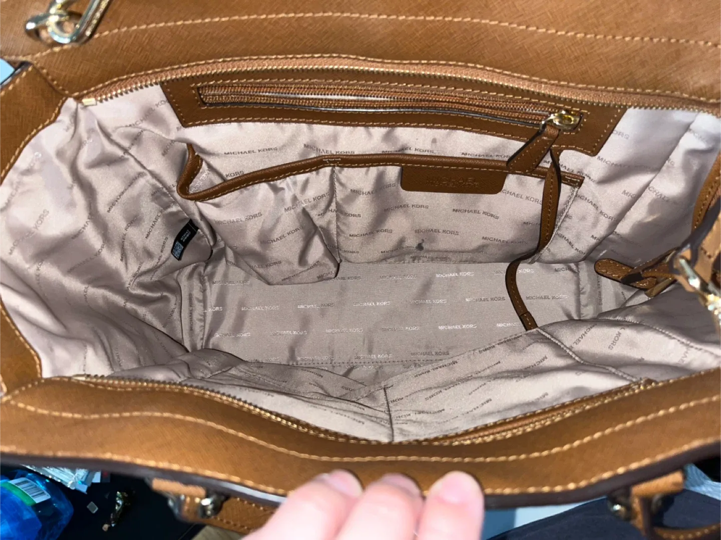 Michael Kors Brown Tote Bag image indicator(6)