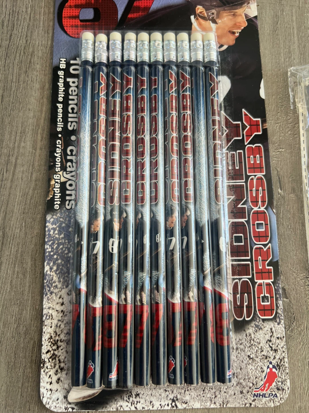 Sidney Crosby Pencils & Notepad Set - New - photo 2