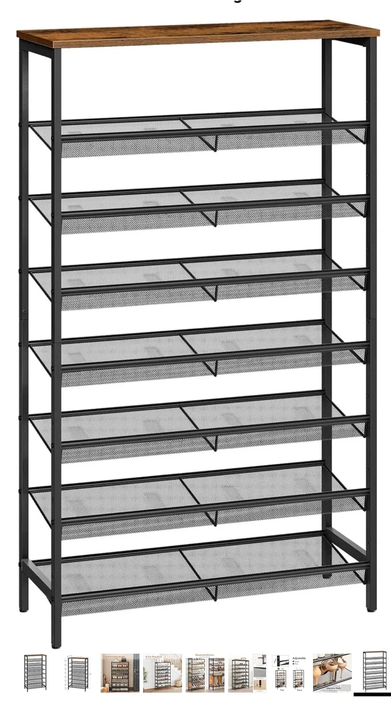 8-Tier Shoe Rack - Like New Condition! image indicator(9)