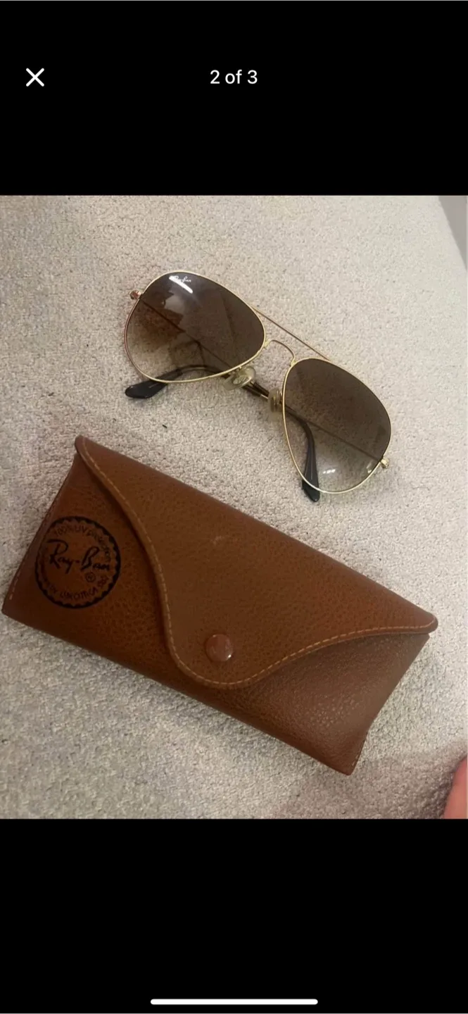 Ray-Ban RB3025 Aviator Gradient Sunglasses image indicator(2)