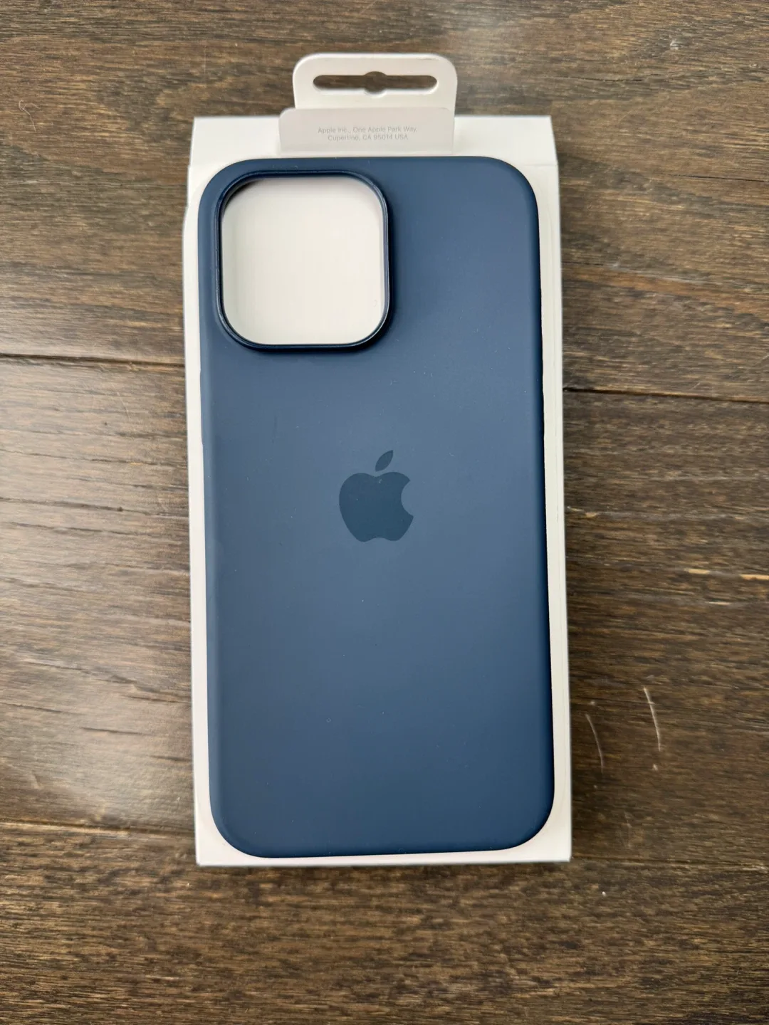 New Apple iPhone 15 Pro Max Silicone Case - Blue thumbnail