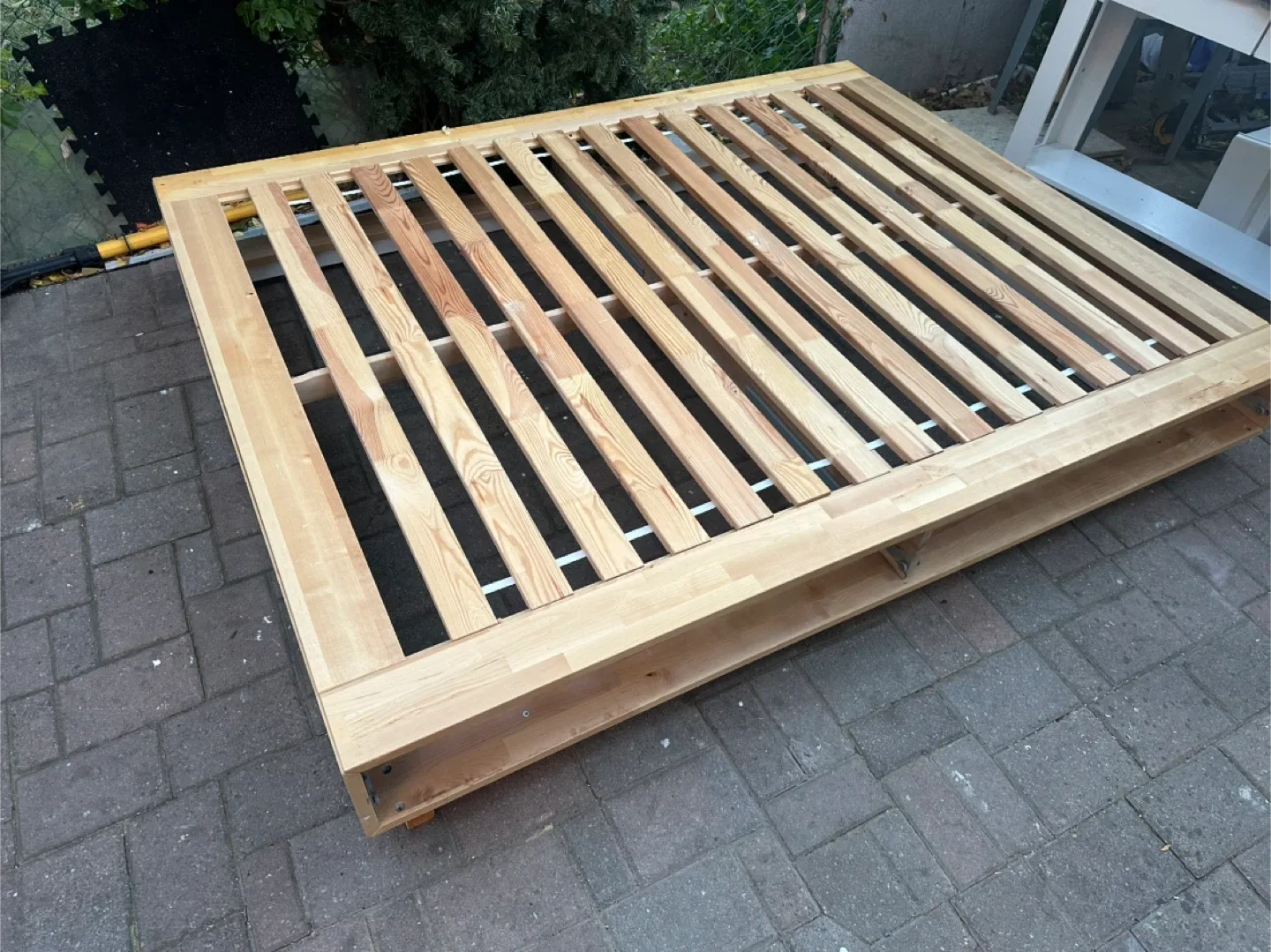 Natural Wood Bed Frame thumbnail
