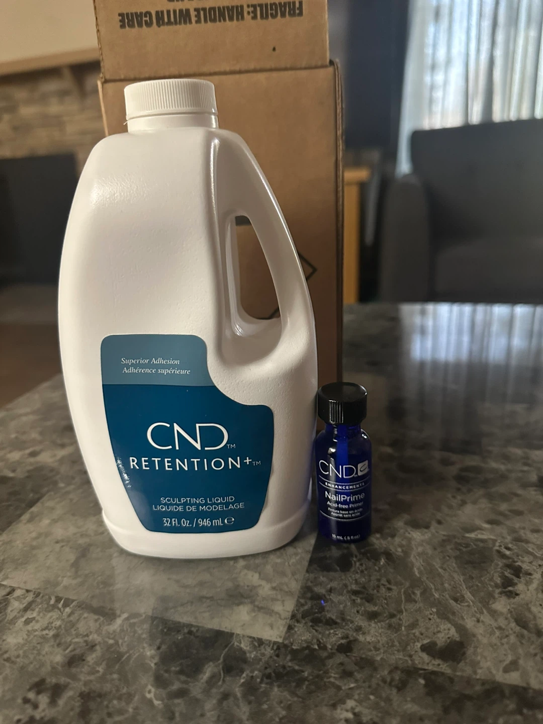 CND Retention+ Sculpting Liquid & NailPrime