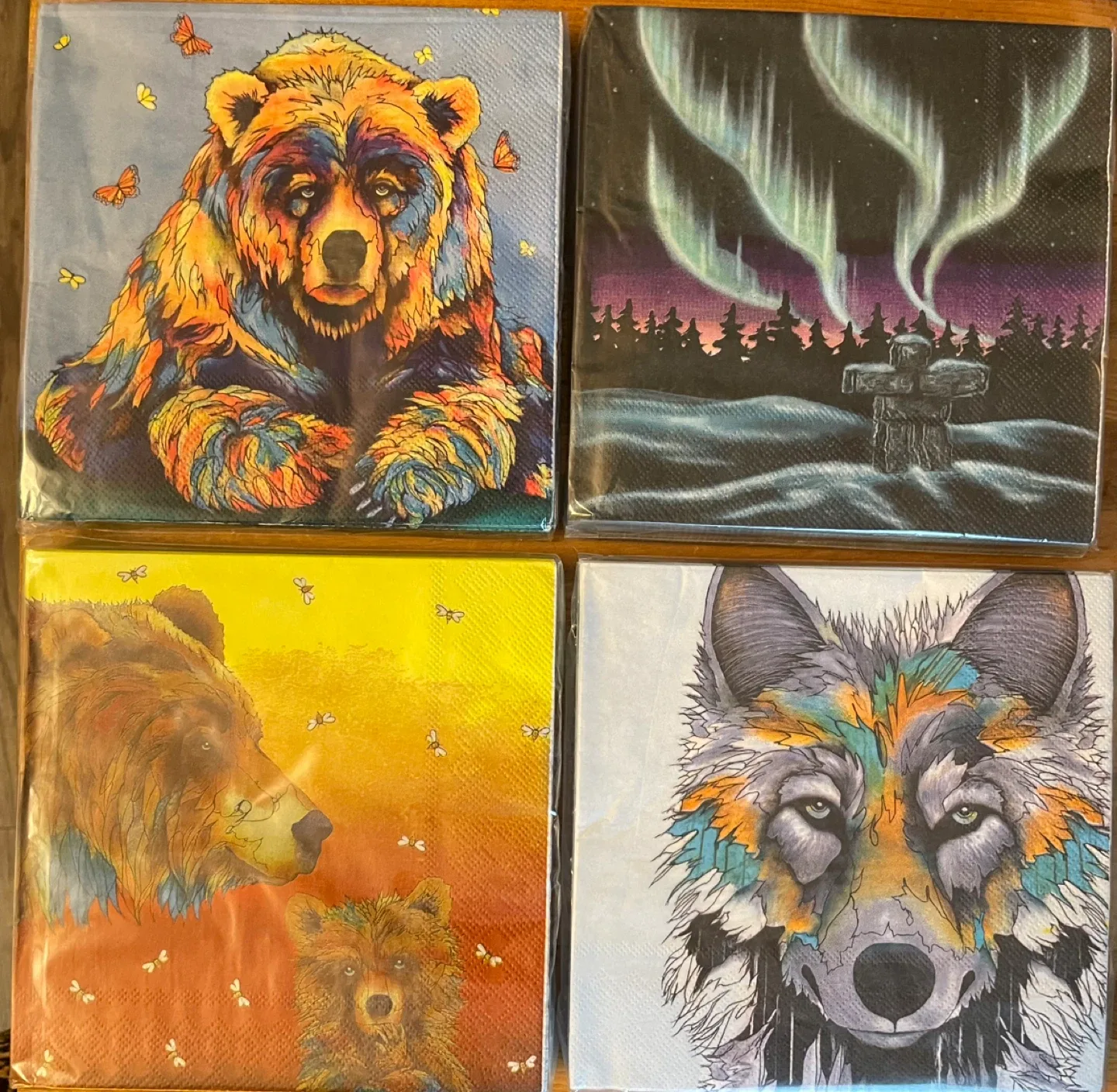 Indigenous Collection Paper Napkins (4 pack bundle) thumbnail