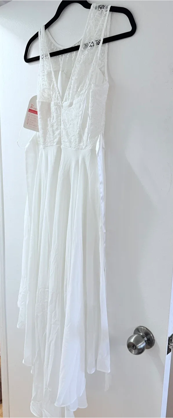 Berrylook White Lace Dress image indicator(2)
