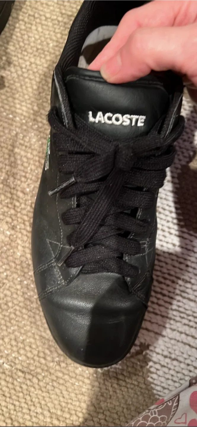 Lacoste Graduate Leather Sneakers - Black - US 10 thumbnail