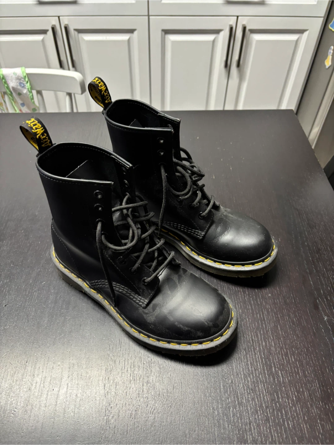 Dr. Martens Black Leather Boots - photo 2