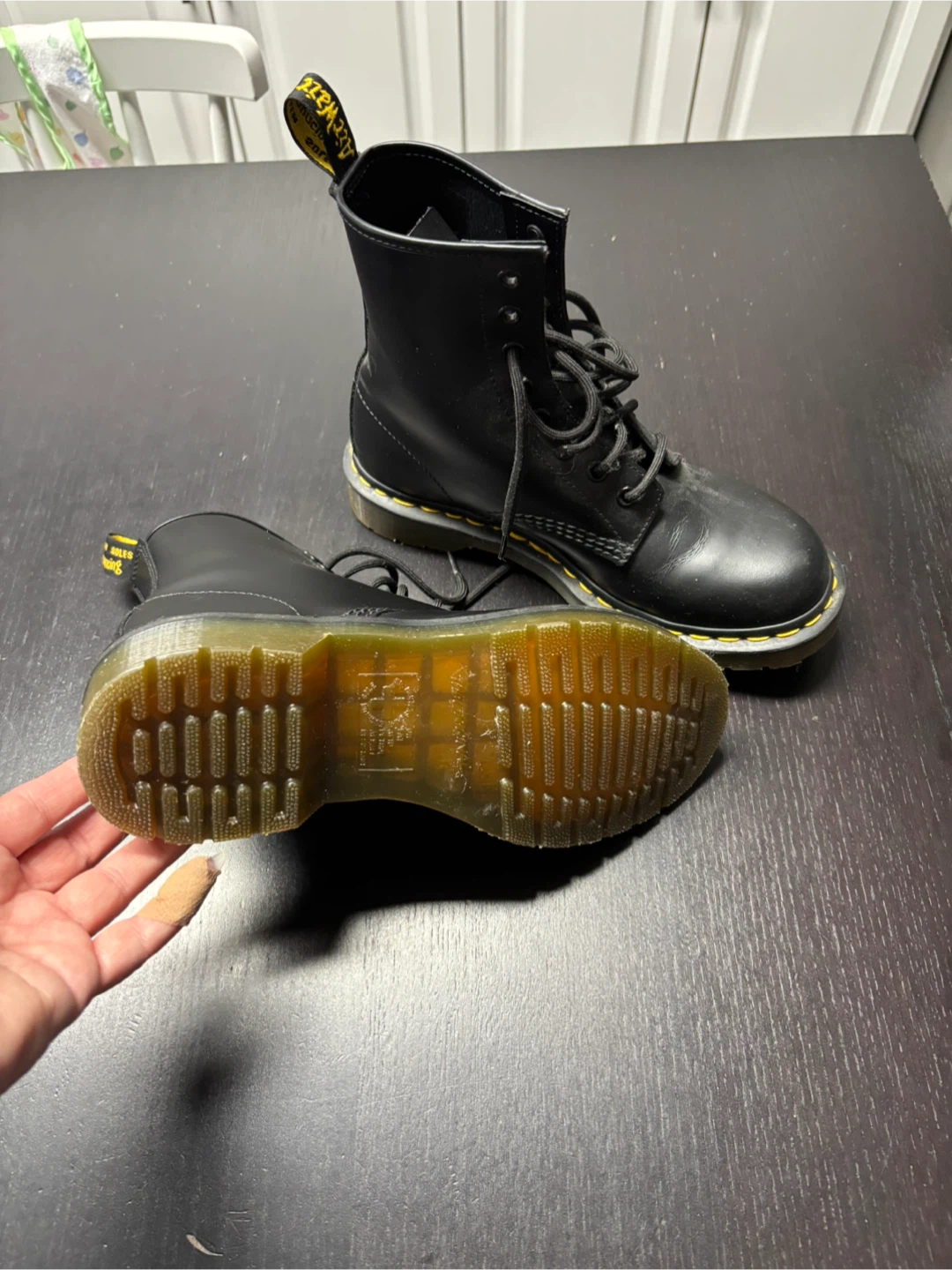 Dr. Martens Black Leather Boots