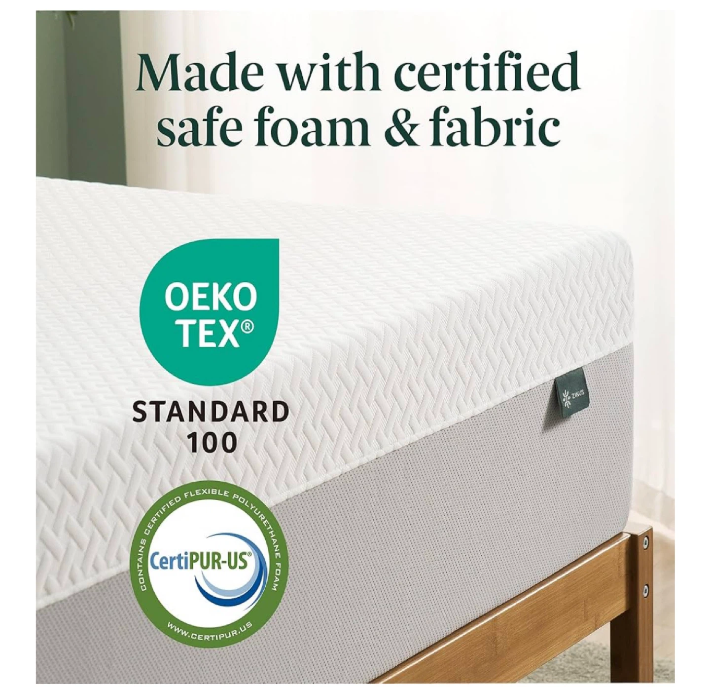 Zinus Queen Memory Foam Mattress (10”) - photo 2