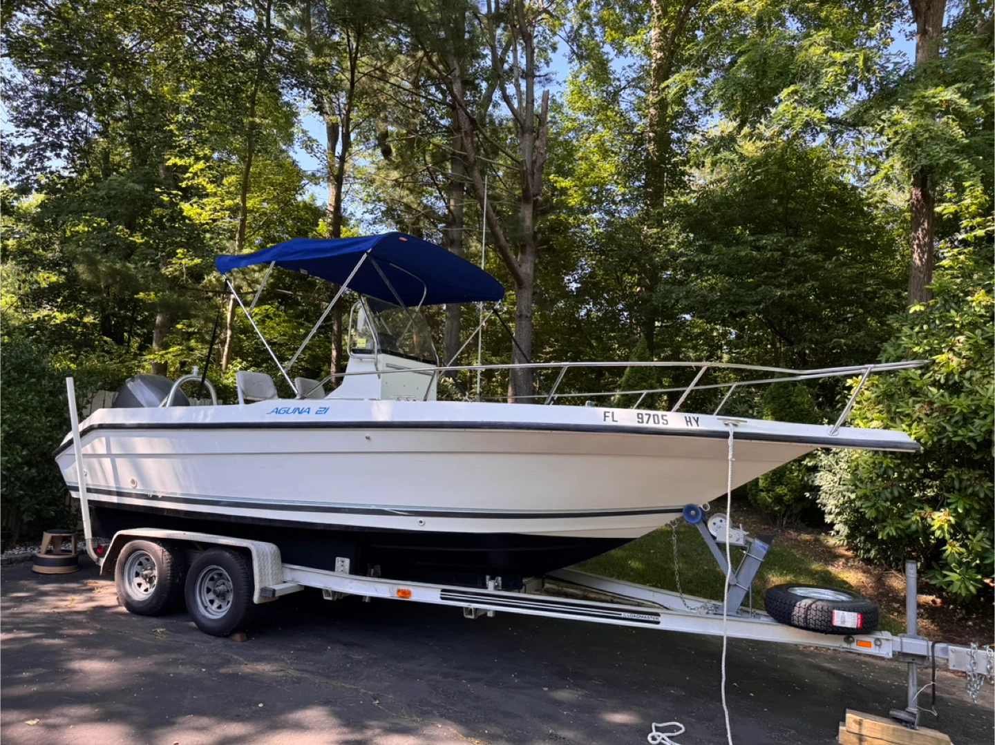 21ft Sea ray center console & Yamaha 225 hp - photo 3
