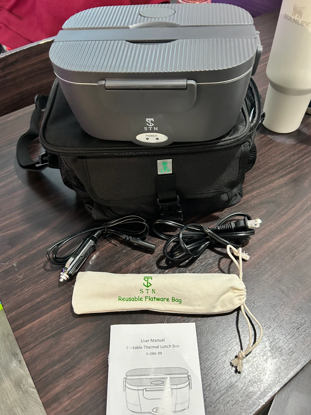 STN Portable Thermal Lunch Box - Like New!