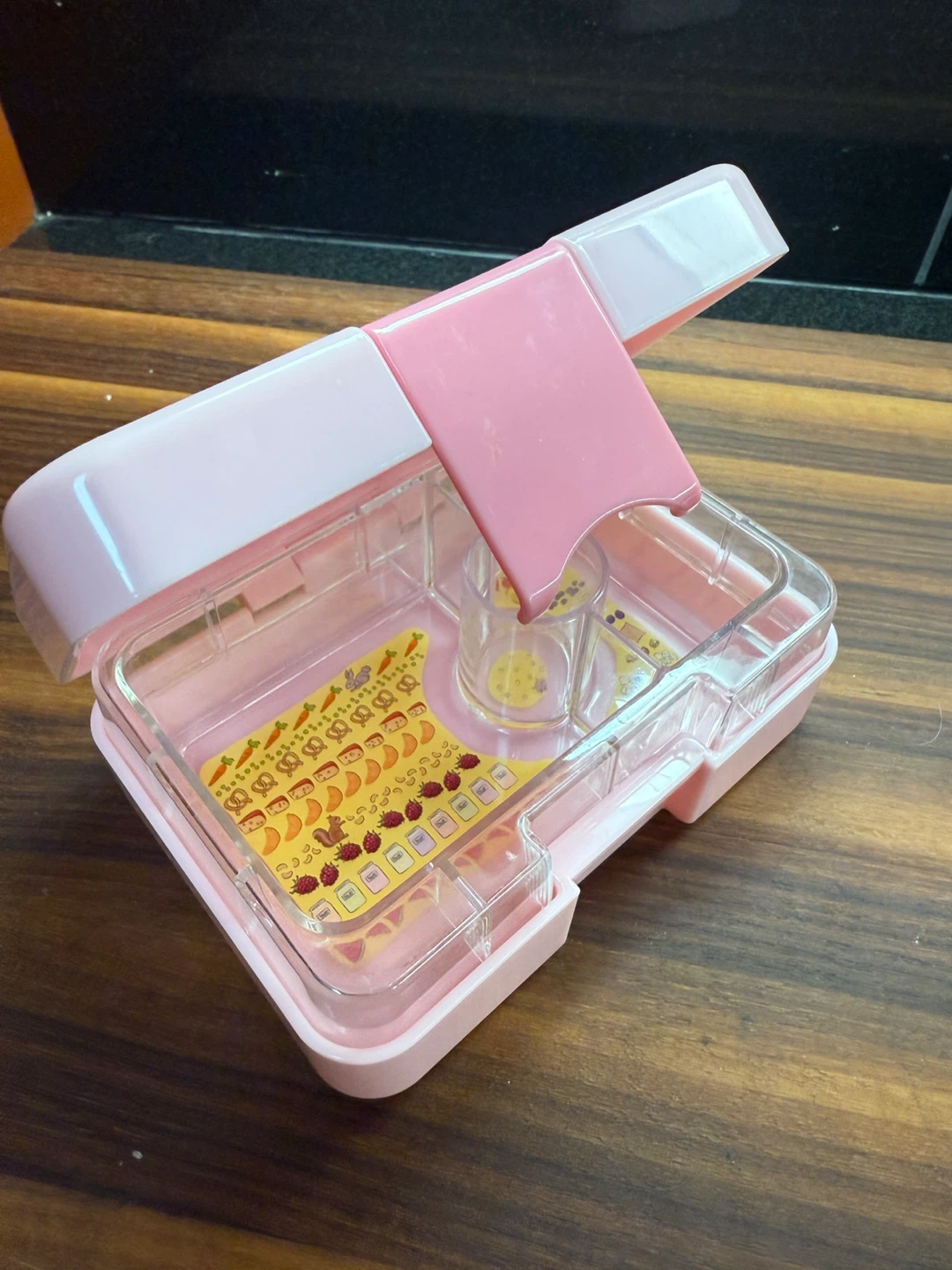 Yumbox Snack lunch box in pink - photo 3
