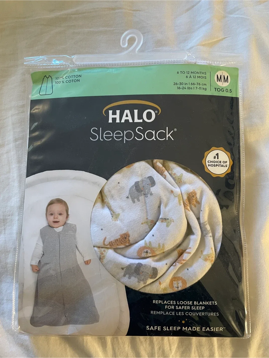 Halo Sleepsack (Cotton, size Medium, 6-12 Months) image indicator(3)