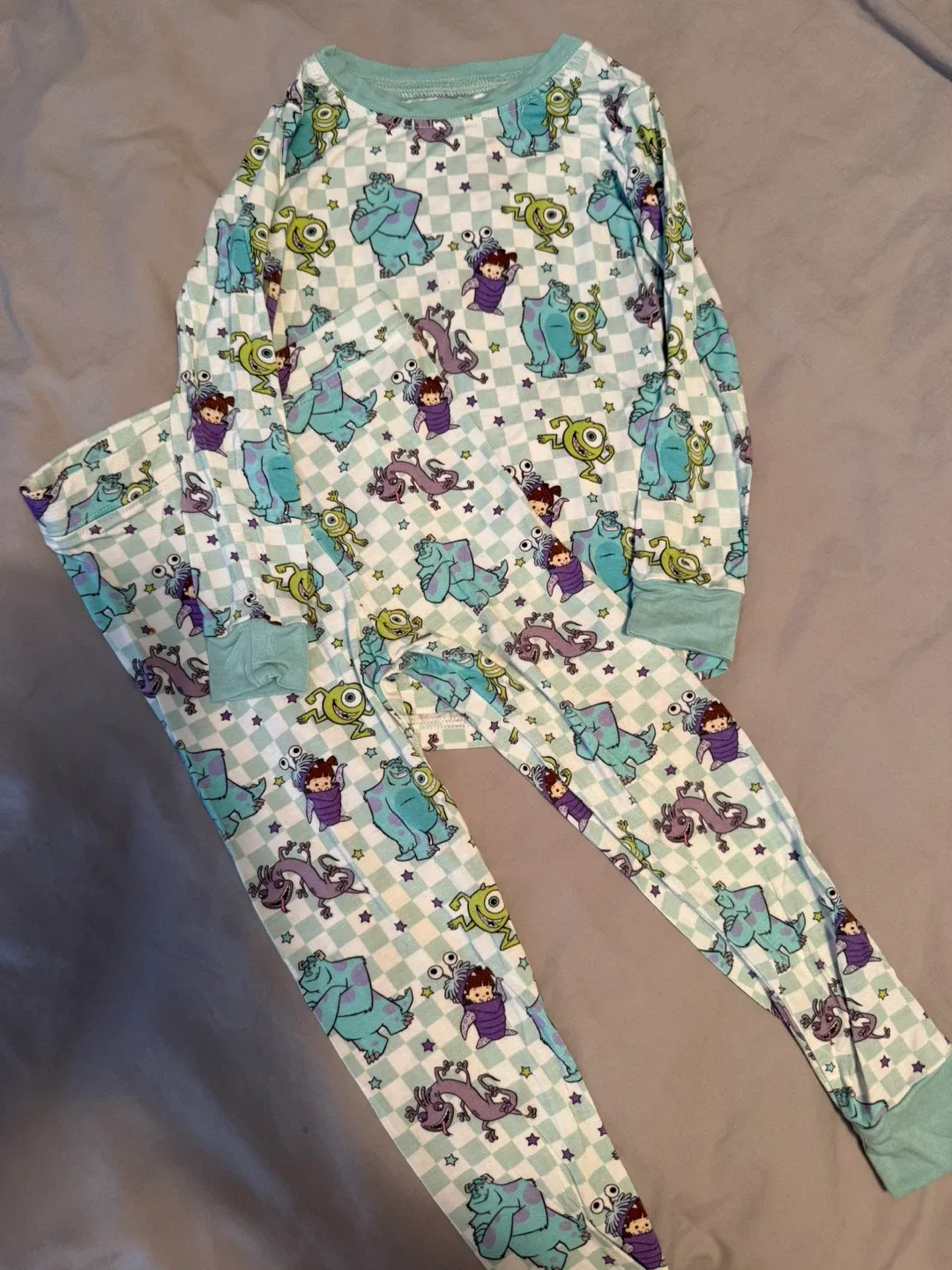 Bamboo Monsters Inc pjs size 2-3 thumbnail