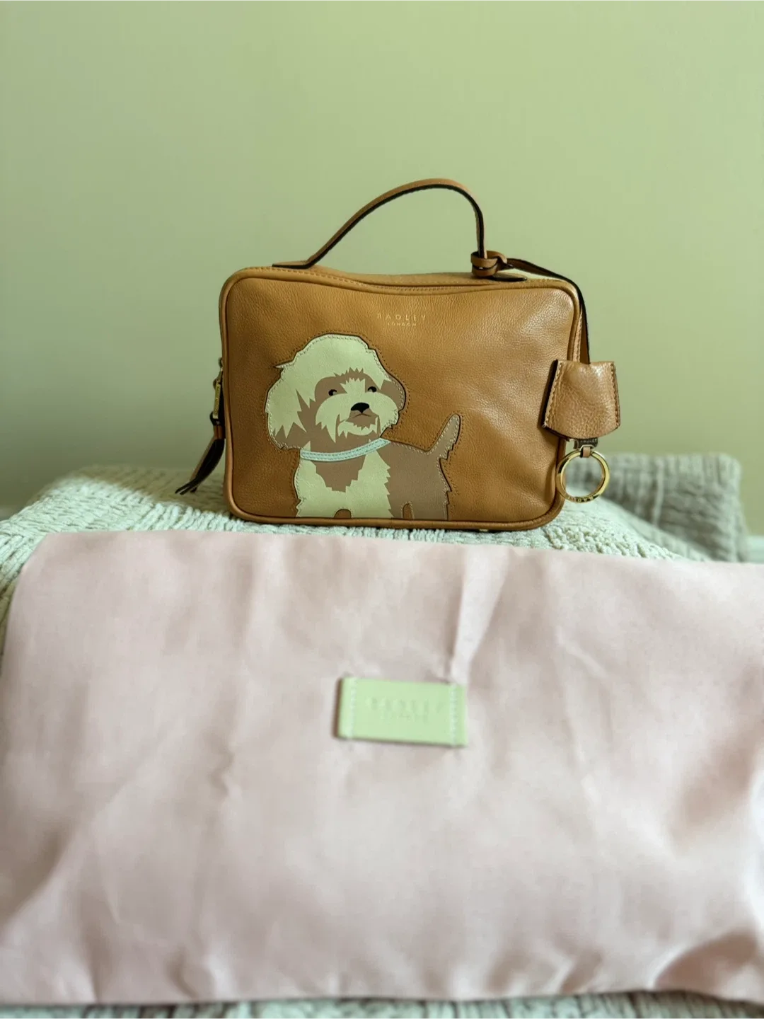 Radley London Tan Leather Dog Crossbody Bag thumbnail
