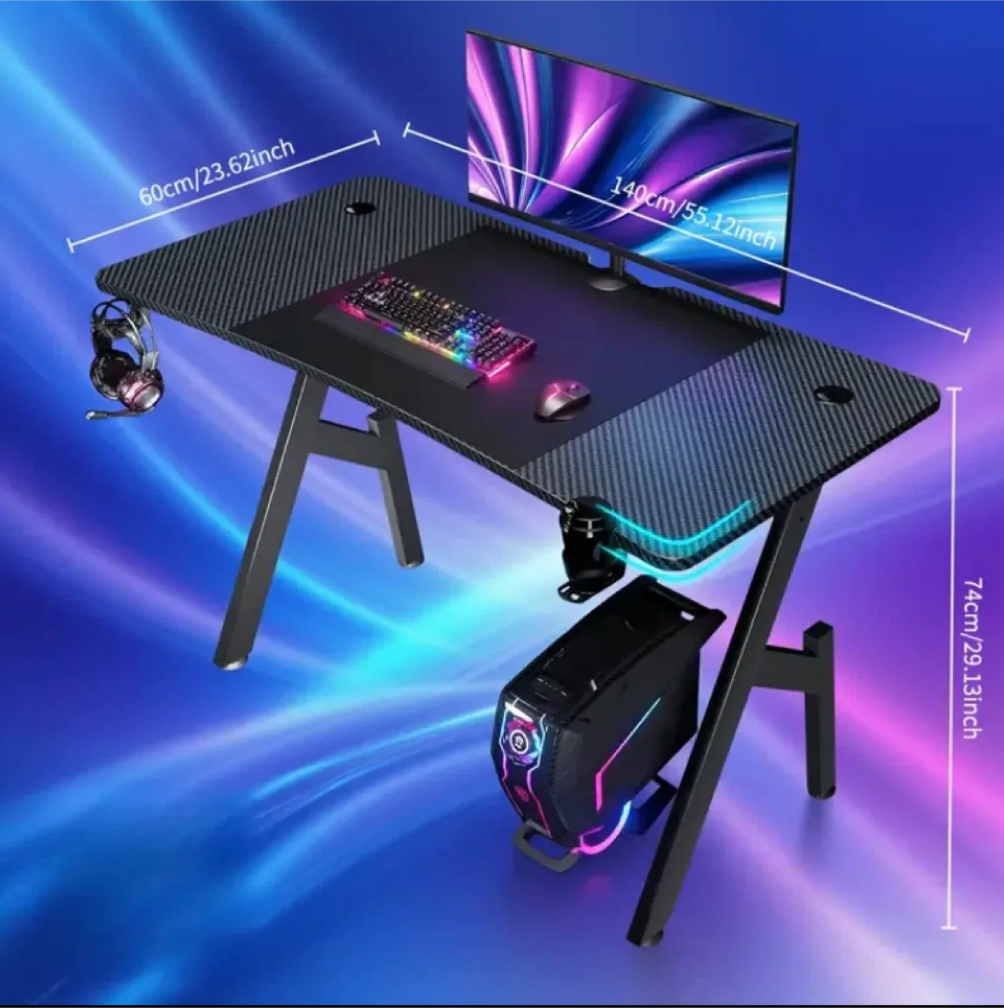 Gaming Desk - 55 inch thumbnail