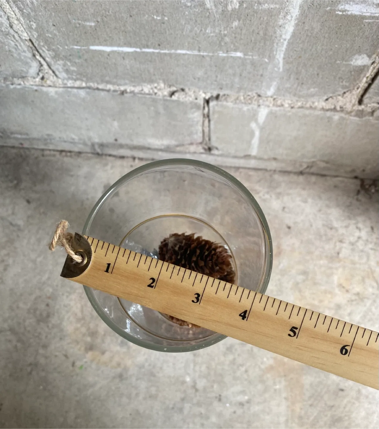 Tall Decorative Glass Vase with Fillings image indicator(4)